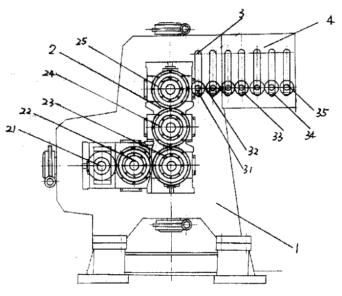 反l型五辊压延机