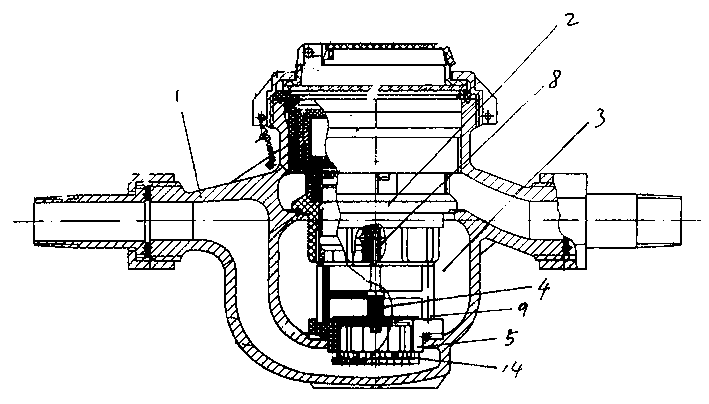 旋翼式水表结构图图片