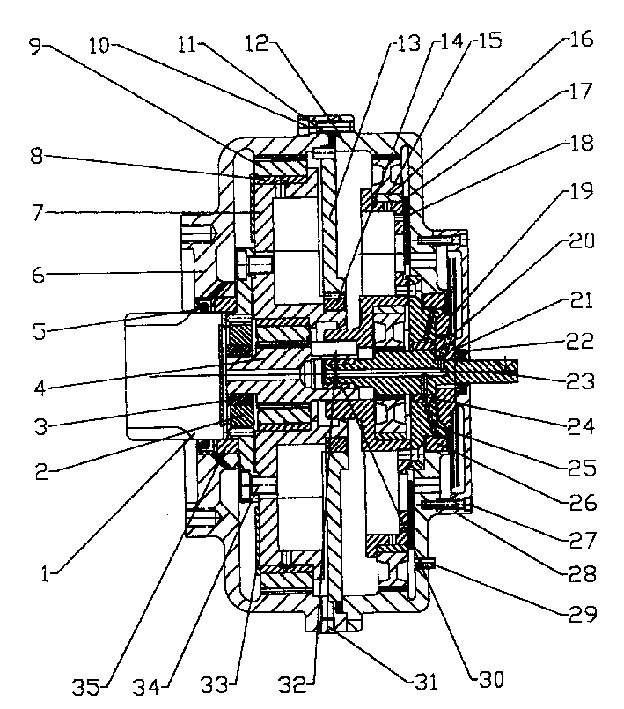 卧式螺旋沉降离心机差速器