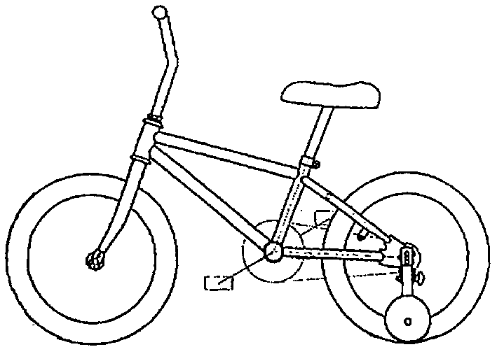 童车折叠辅助轮
