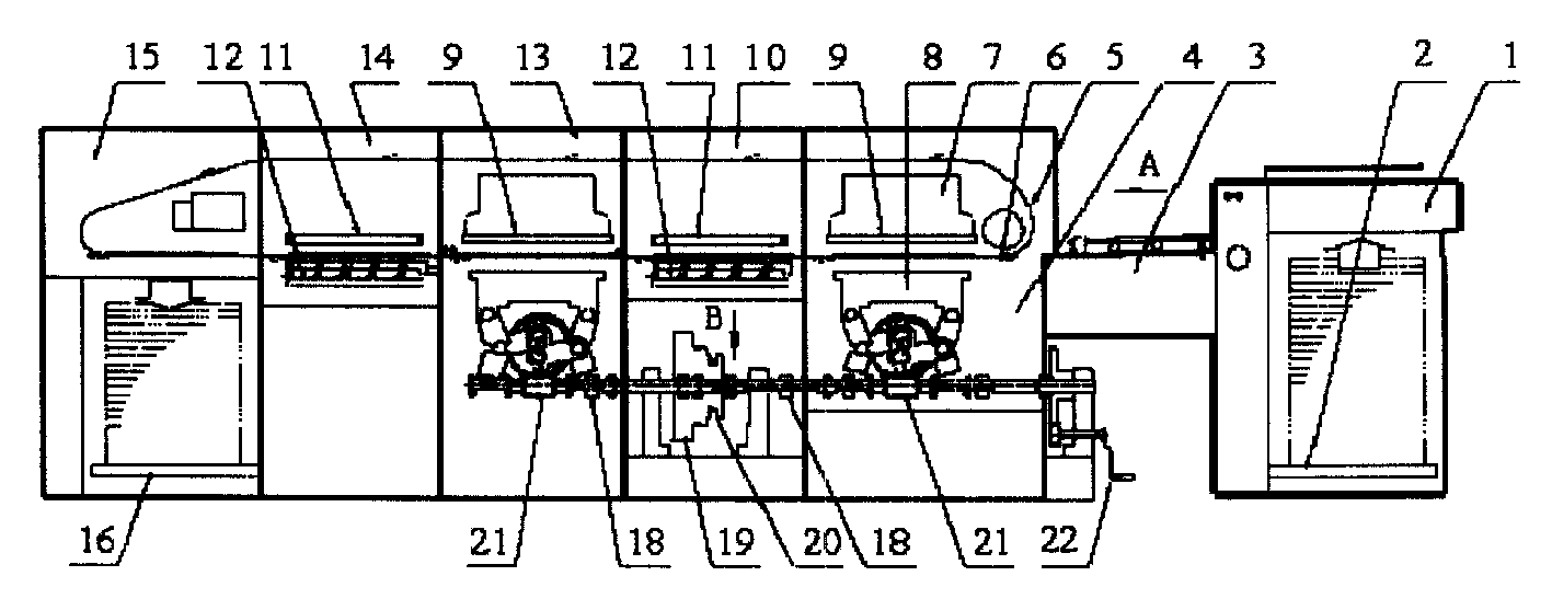 一种多工位平压平自动模切机