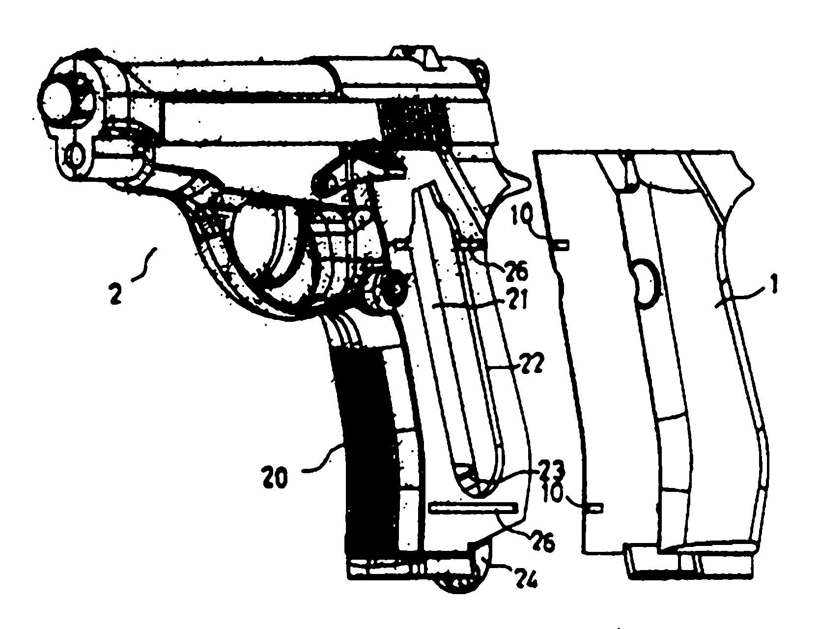 bb弹漆弹枪瓦斯钢瓶更换的改进结构