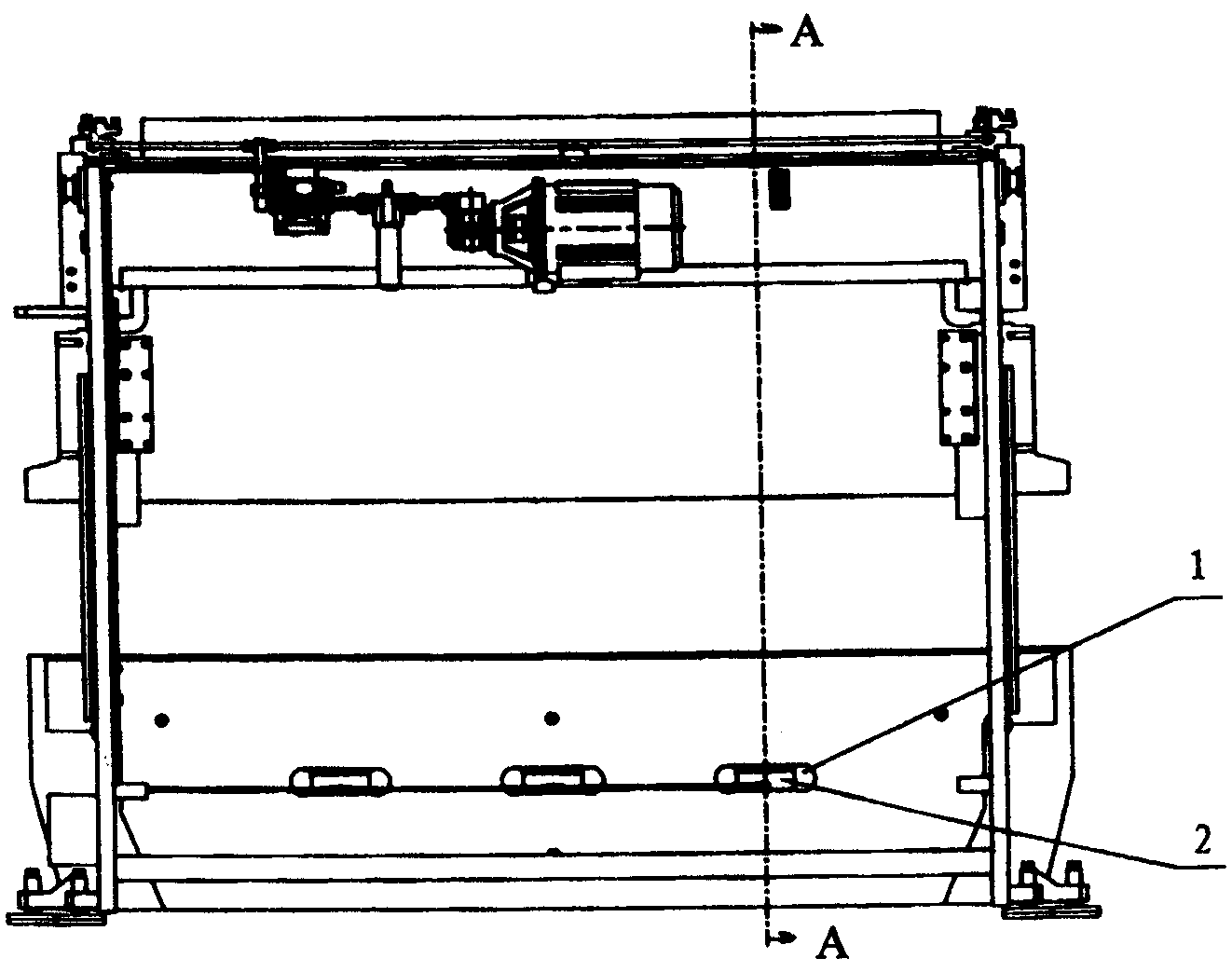 自动补偿挠度的数控折弯机