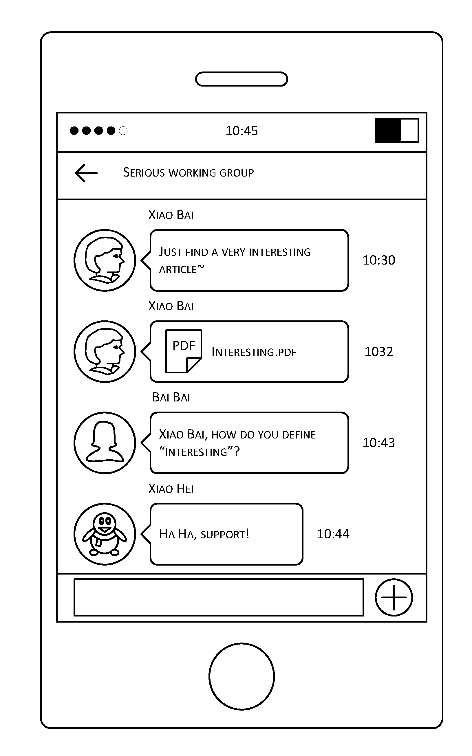 storage method and apparatus for instant communication messages