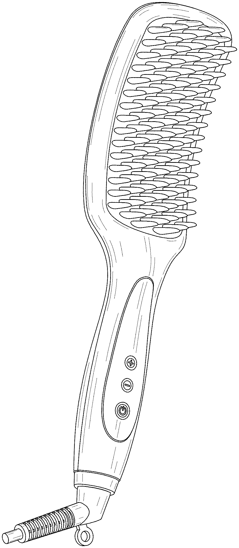 hair-straightening comb