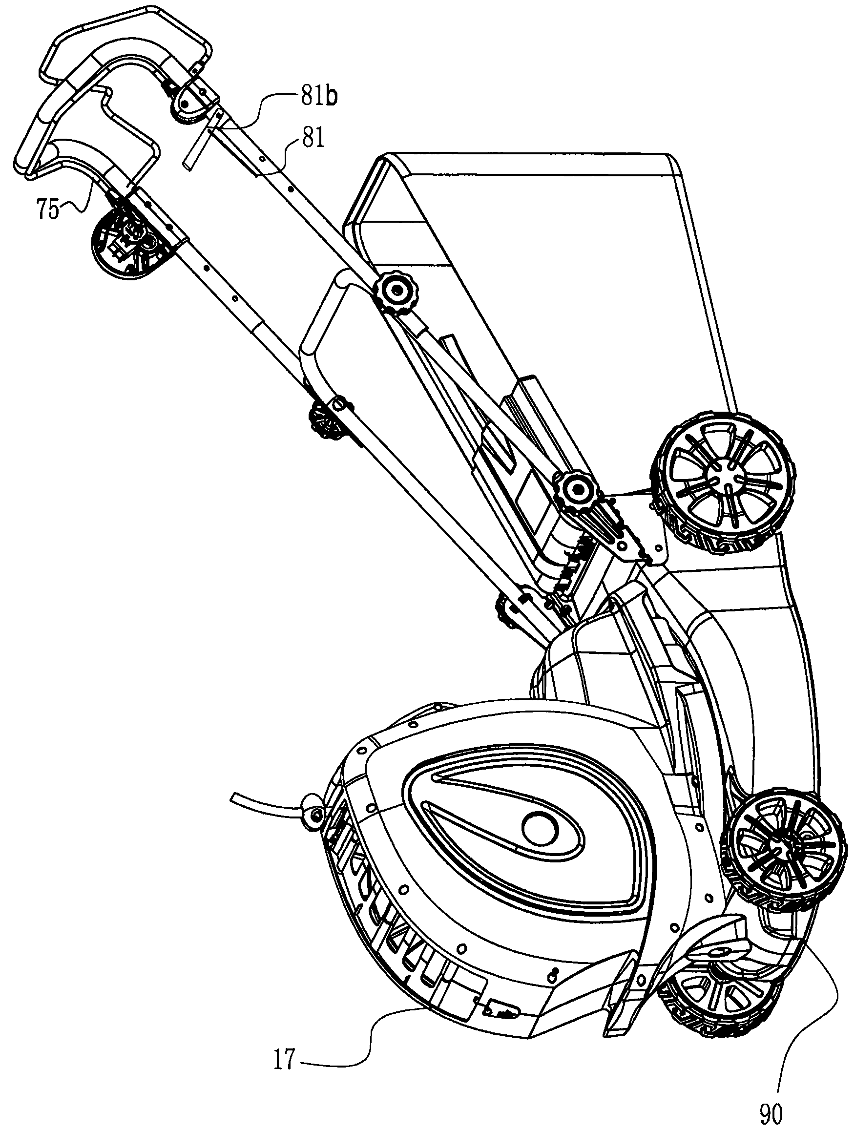 wo2018176169a1_three-wheeled lawn mower having two