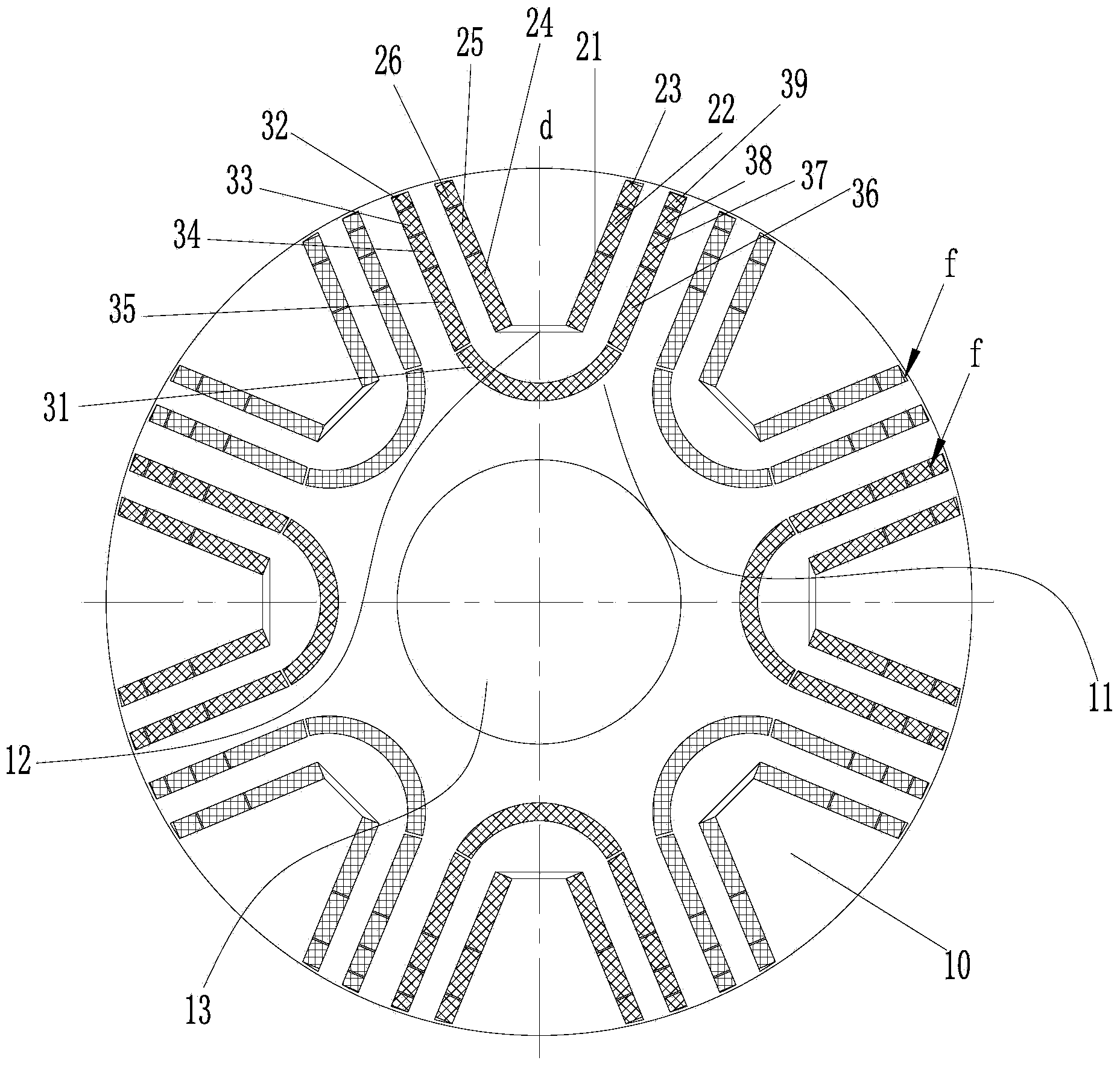 structure, permanent magnet assisted synchronous reluctance