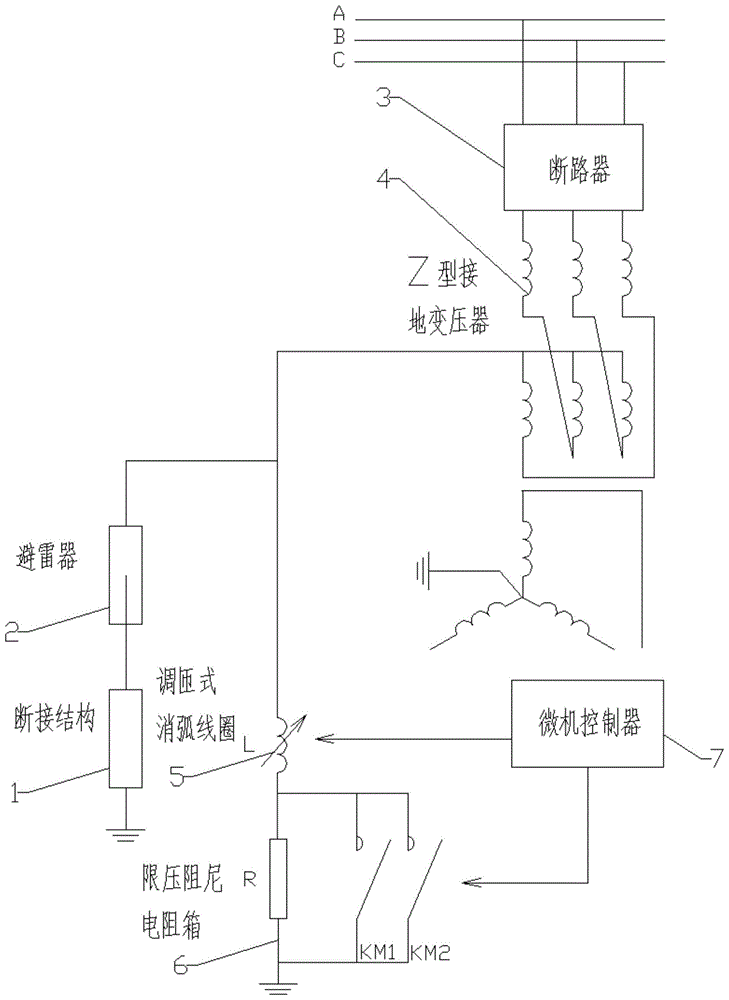 消弧线圈结构图图片