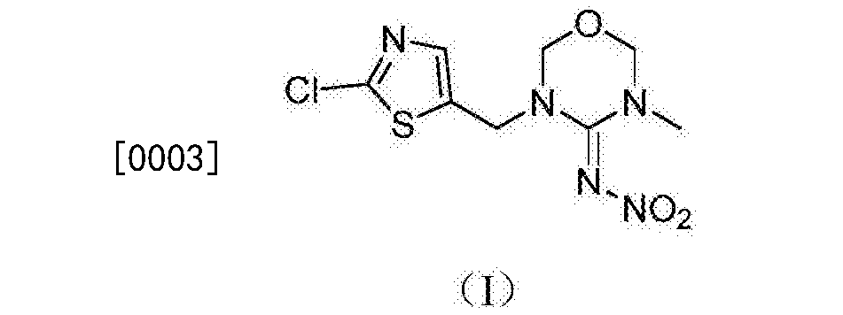 由下述结构式(i)所表示:背景技术[0001 ] 本发明涉及一种高纯度噻虫嗪