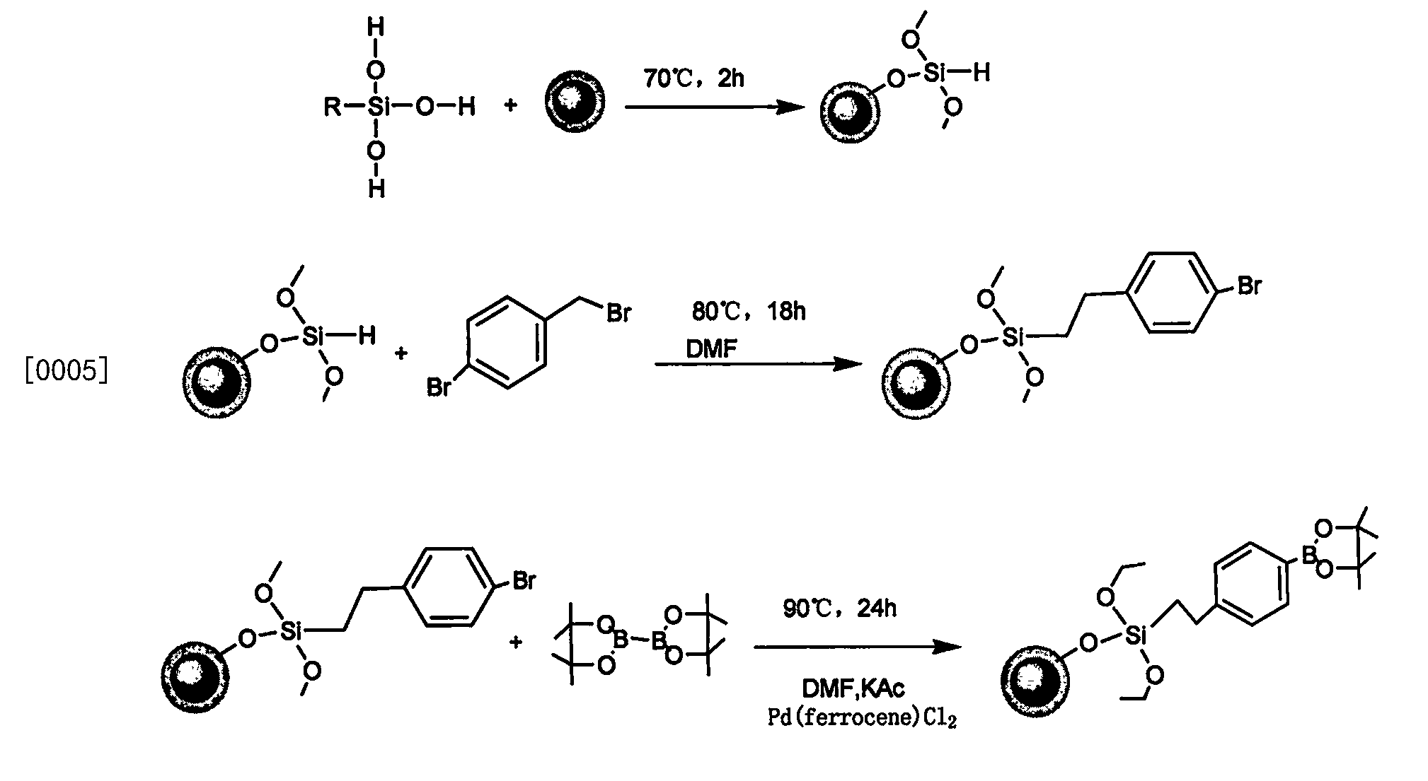 一种苯硼基修饰的共价亲和型磁性固相萃取剂的制备方法