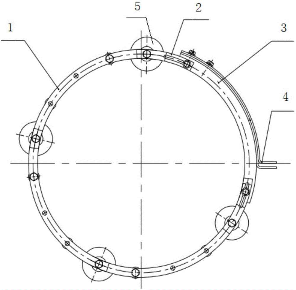 一种用于卷筒双层卷绕钢丝绳的导绳器