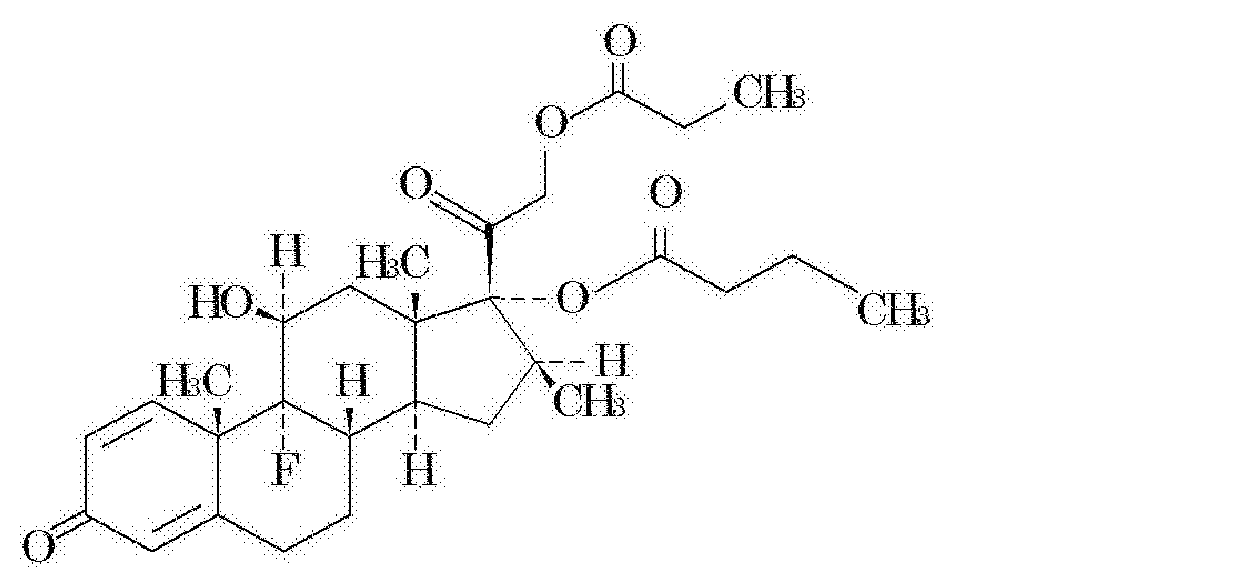 可以舉出倍他米松丁酸酯丙酸酯,倍他米松戊酸 酯,倍他米松二丙酸酯