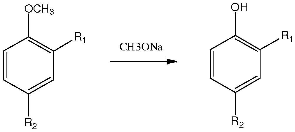 该方法的缺点是原料无论是邻 (对) 氰基苯甲醚还是邻 (对) 甲基苯甲醚