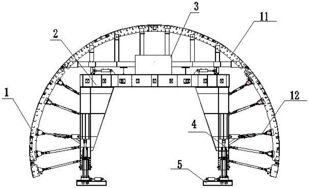二衬台车结构示意图图片