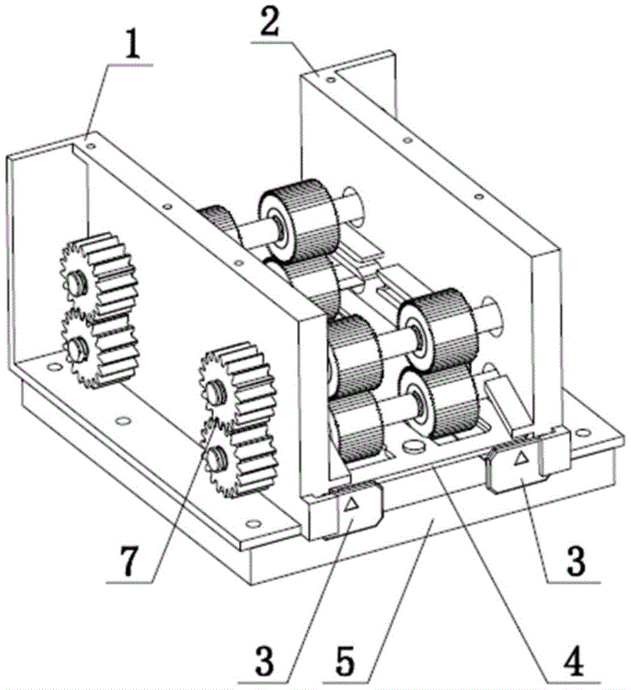 天线板楔块机构