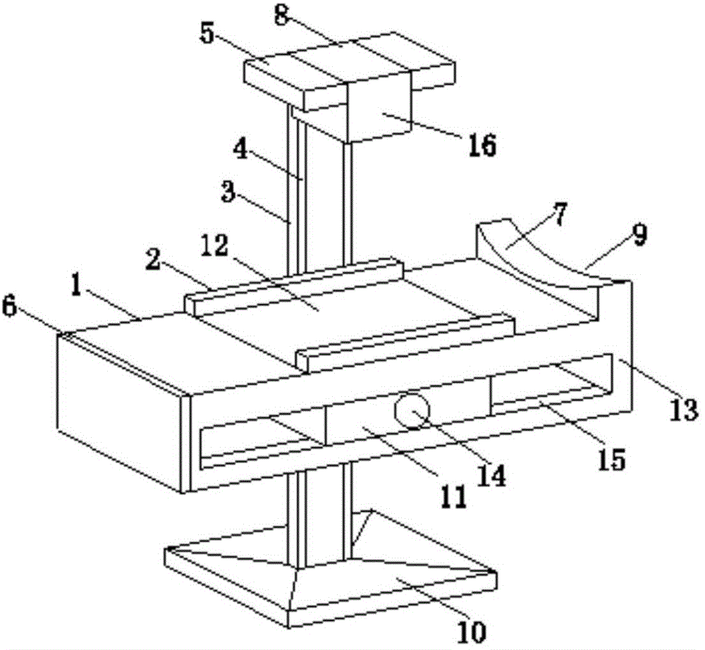 一种医疗dr固定机架