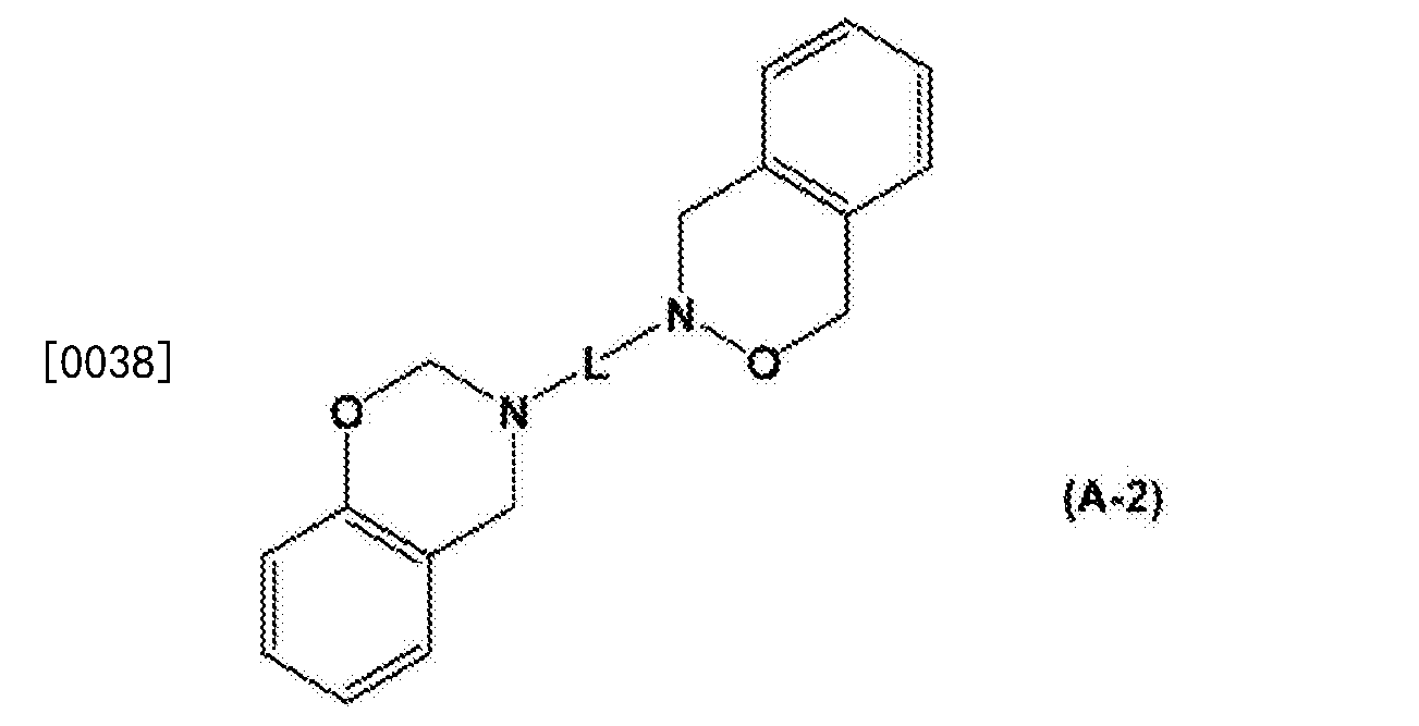 [0037] 另外,可以举出下述通式(Α-2)所示的具有苯并噁嗪环的化合物.