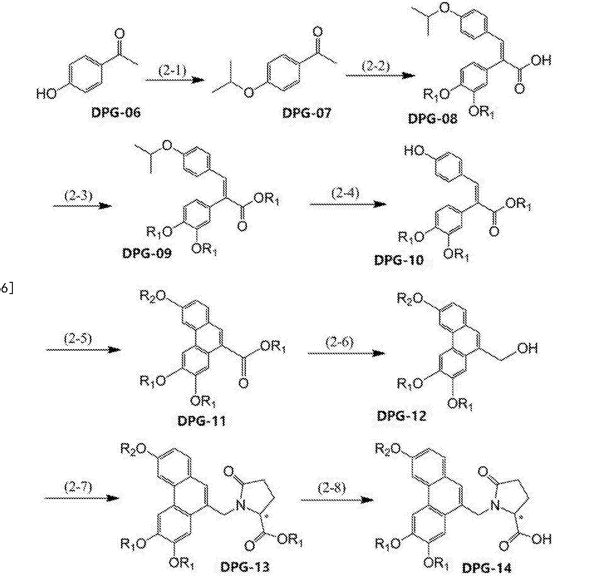 [0167] 在上述反应式2中,ri是指甲基(methyl),化是指苄基(ben巧1).