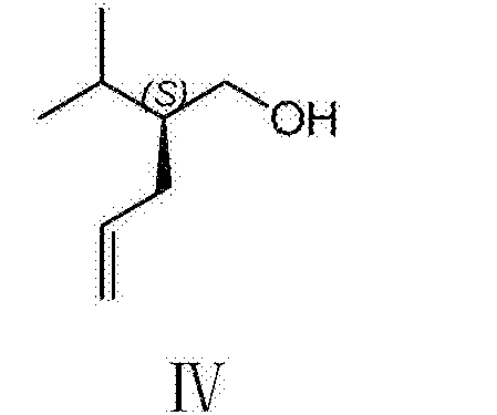 2-异丙基-卜(4-甲氧基-3- (3-甲氧基丙氧基)苯基)-4-烯戊醇,其结构式