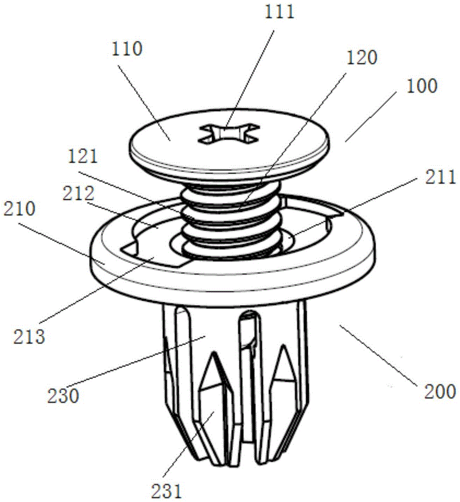 一种可拆卸式子母卡扣结构