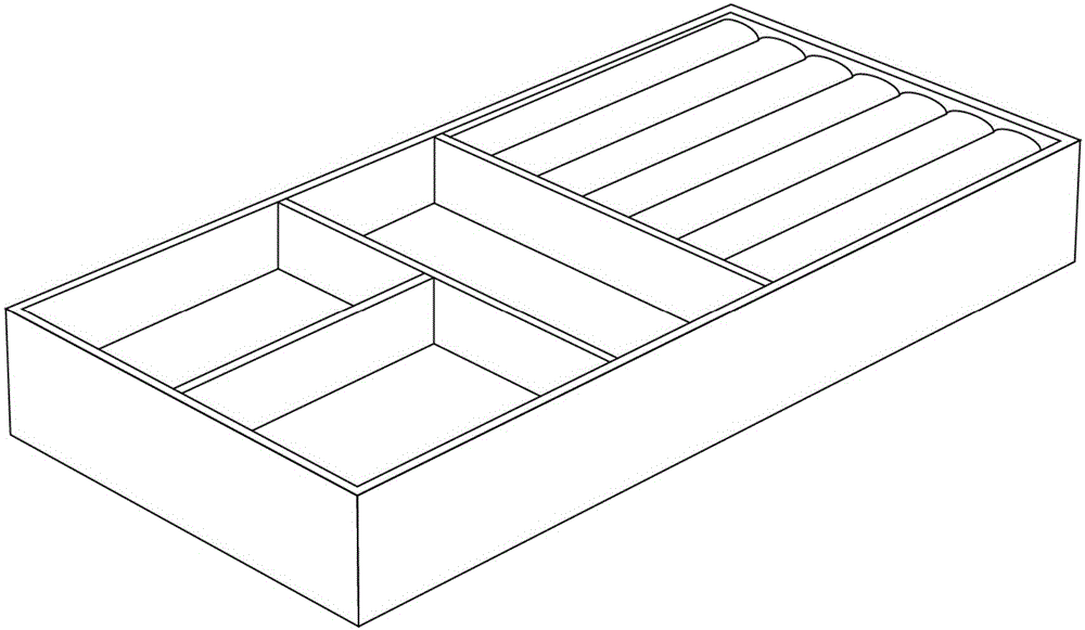 盒子内包装双面多功能内衬结构