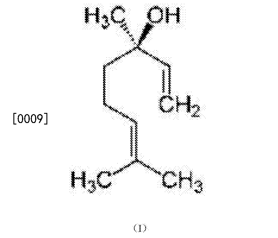 其中所述芳樟醇化合物 的结构式如式(i)所示