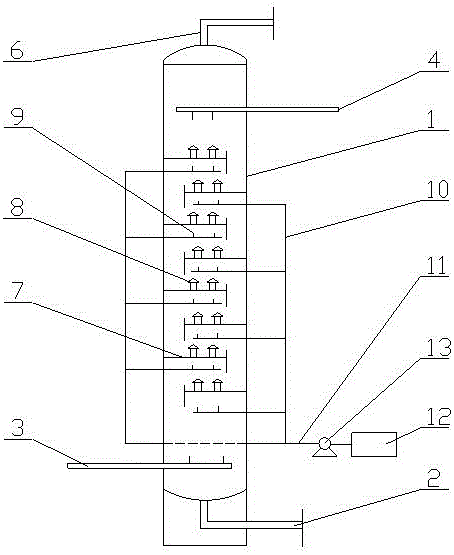 cn208684457u_一种可在线清洗的高效蒸氨塔有效