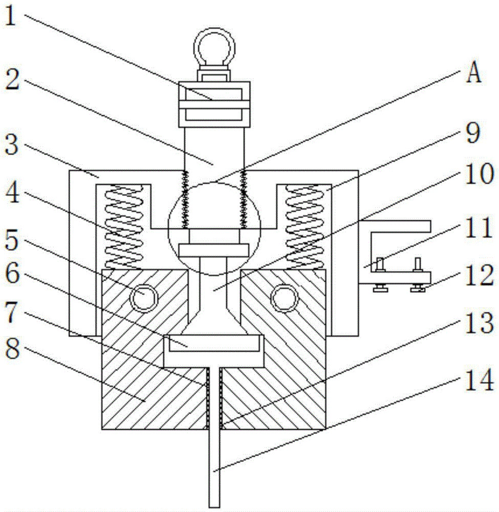 手持式管材切割机用切割片卡接锁紧机构