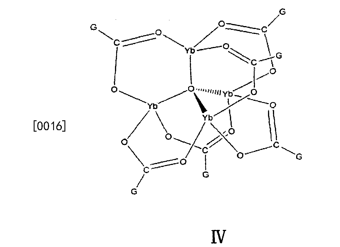 典型结构式为:[0013]结构式ii,iii中,g代表如结构式i中所示的钴羰基簇