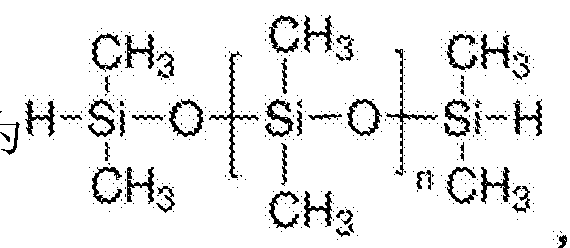 [0012]上述氢化物封端聚(二甲基硅氧烷)的结构式^[0011] 上述4-羟丁基