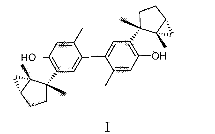 一種月桂烷型倍半萜二聚體化合物在製備抗菌劑中的應用