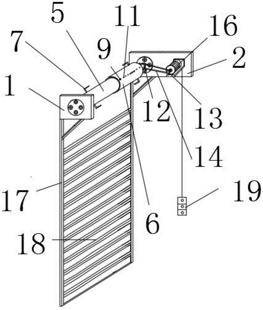 cn209670842u_一种便于维修的电动卷帘门