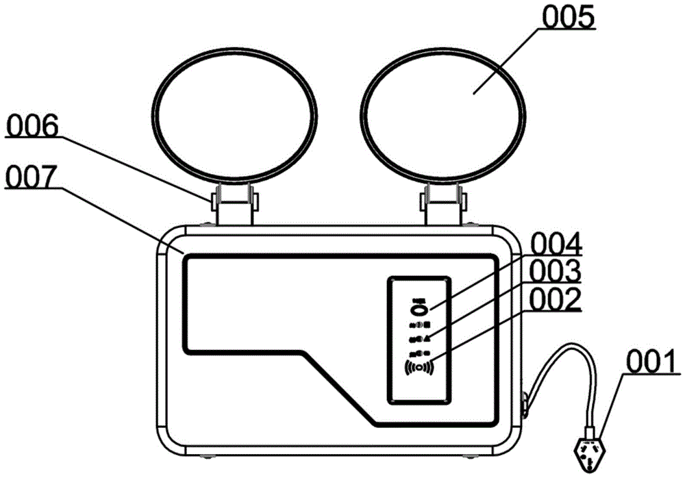 一种多功能led消防应急灯