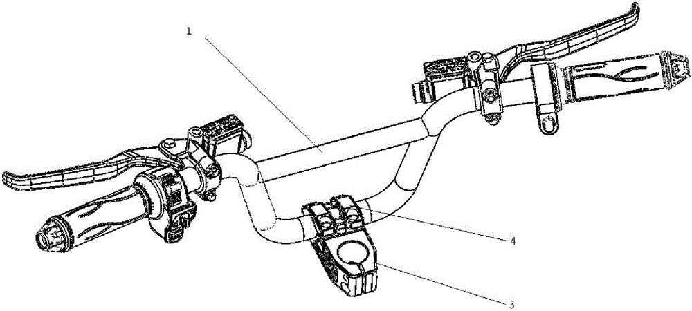 cn208665445u_一种电动自行车车把结构有效
