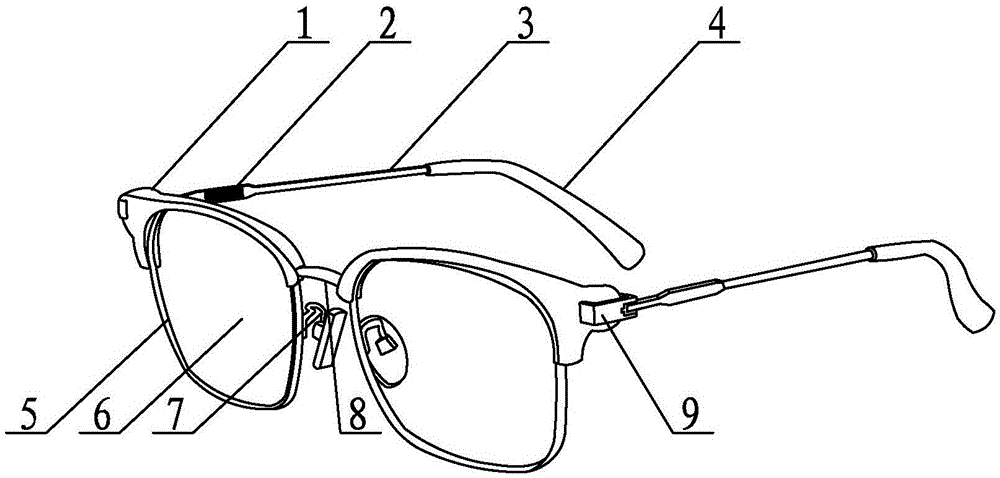 素描眼镜框画法图片
