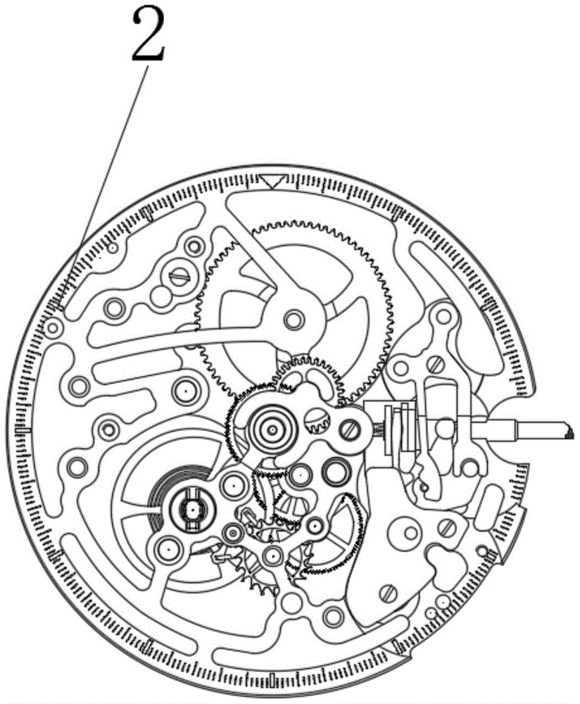 cn209746361u_一种机芯刻度手表
