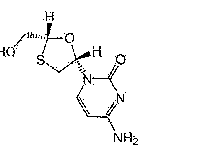 [0003][0002] 拉米夫定(iamivudine)的结构式为:背景技术[0001] 本