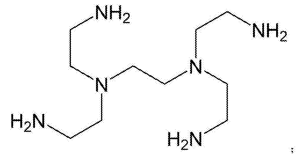 [0012][0011]所述乙二胺四乙胺的结构式为:[0010][0009] 所述氨三乙胺