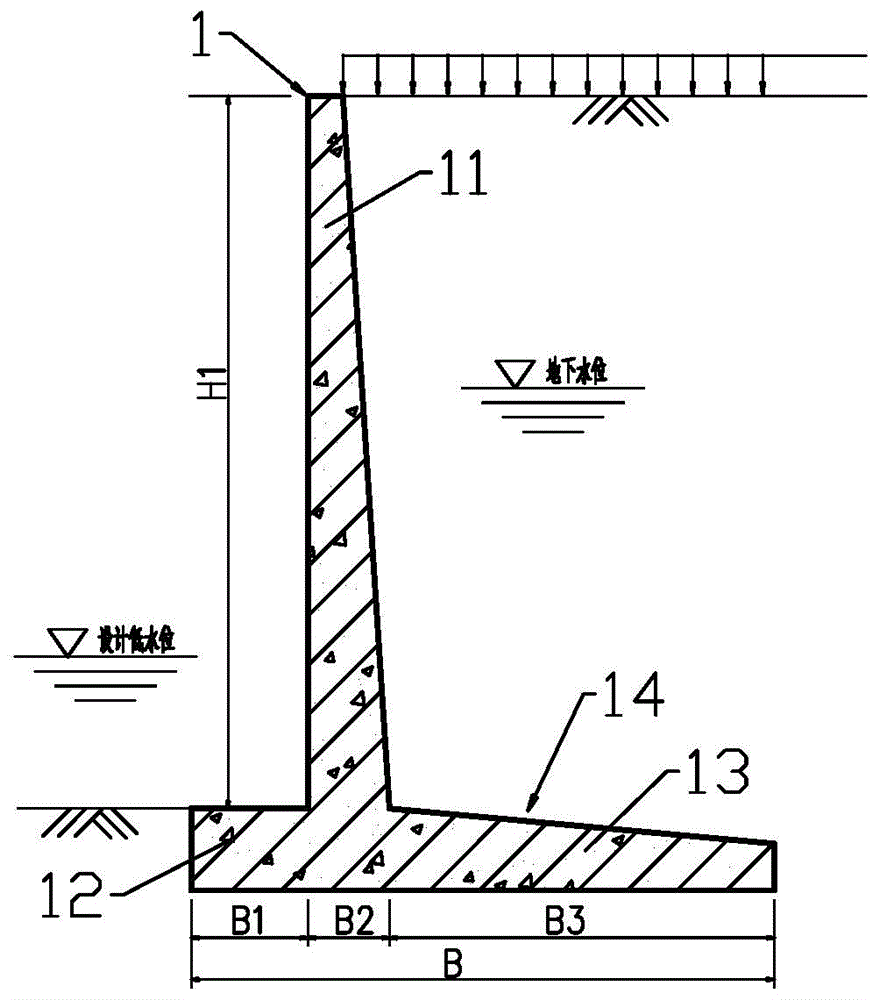 cn109710974a_l型擋土牆採用彈簧支座進行結構計算的方法