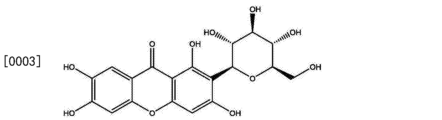 芒果苷结构式图片