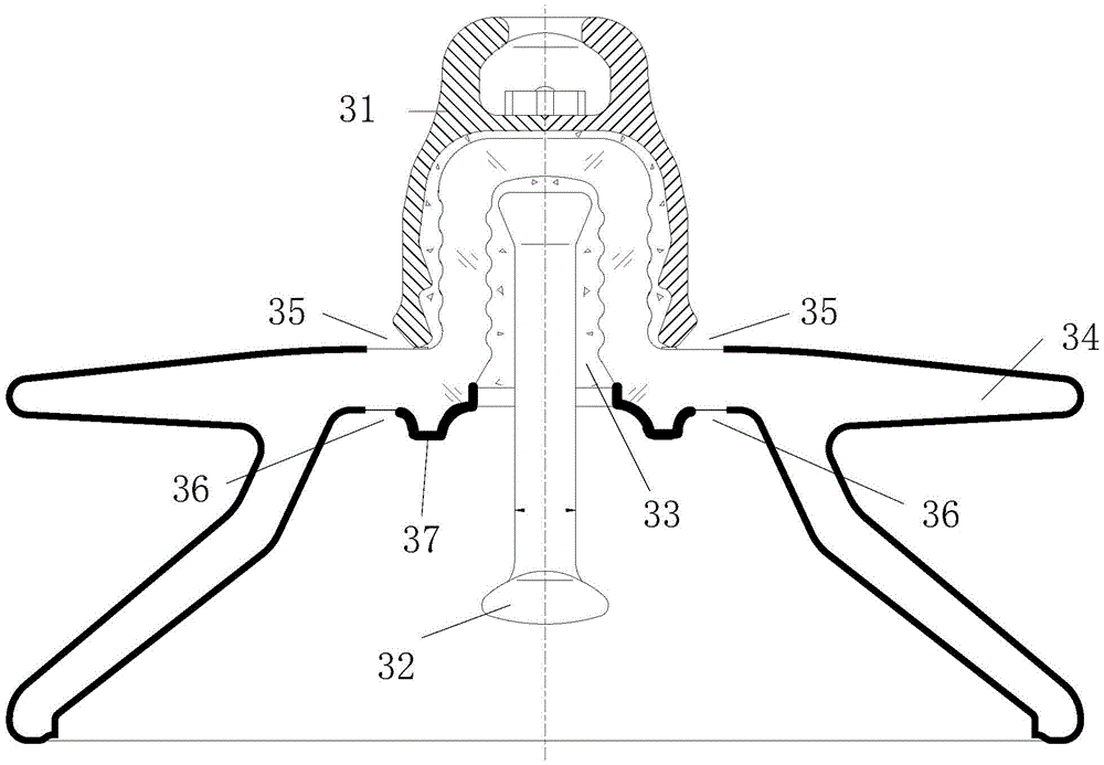 cn209029175u_一种盘形悬式玻璃绝缘子有效