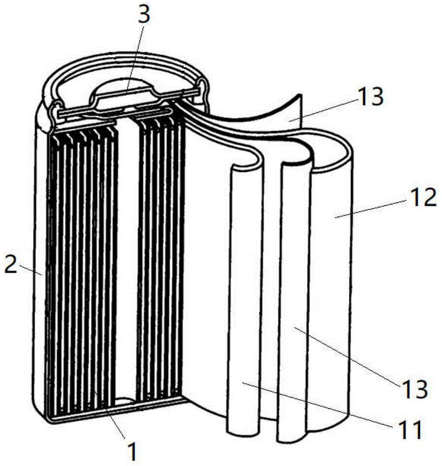 cn208848975u_一种圆柱形镍氢动力电池