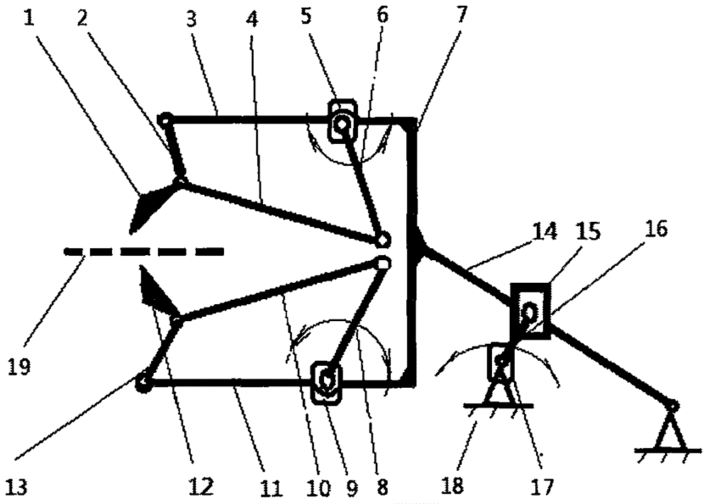 cn109956010a_浮标缠挂物双曲柄摇杆清除机