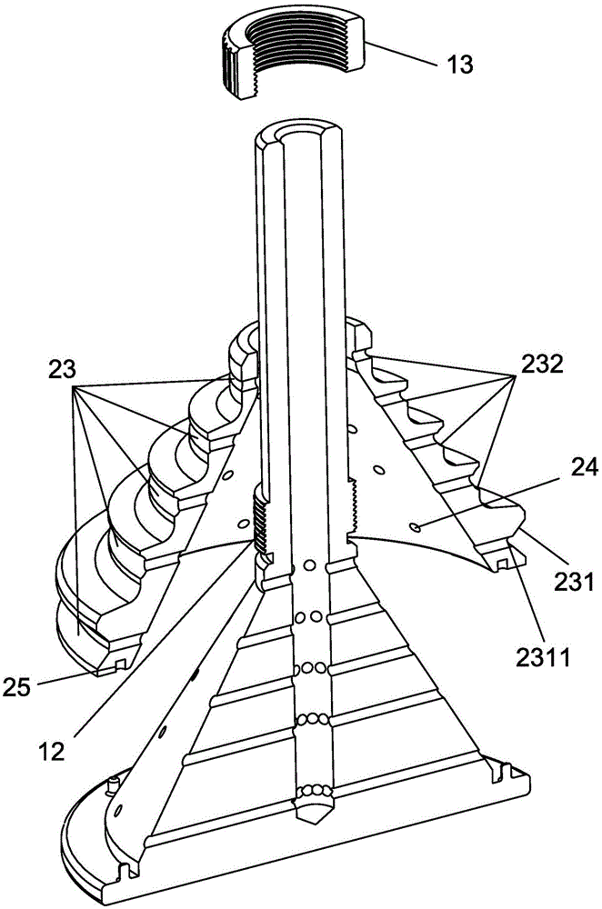 cn109571183a_一種鏡片磨邊機用自出水多弧度鏡片玻璃倒邊磨頭