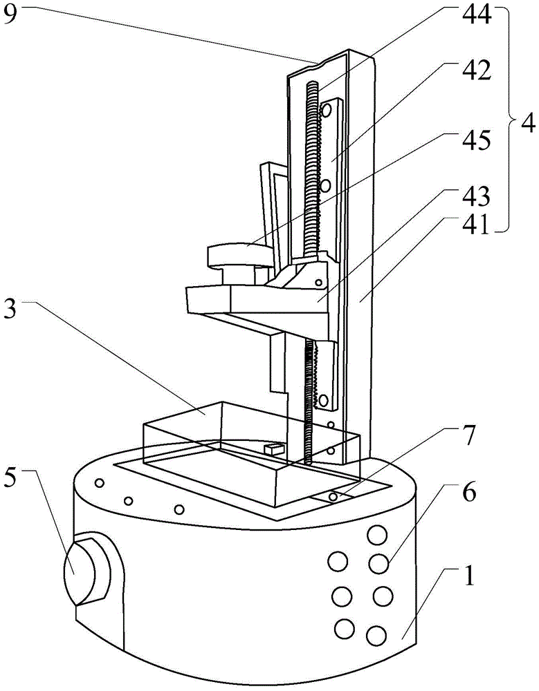 cn209289758u_光固化3d光敏树脂打印机