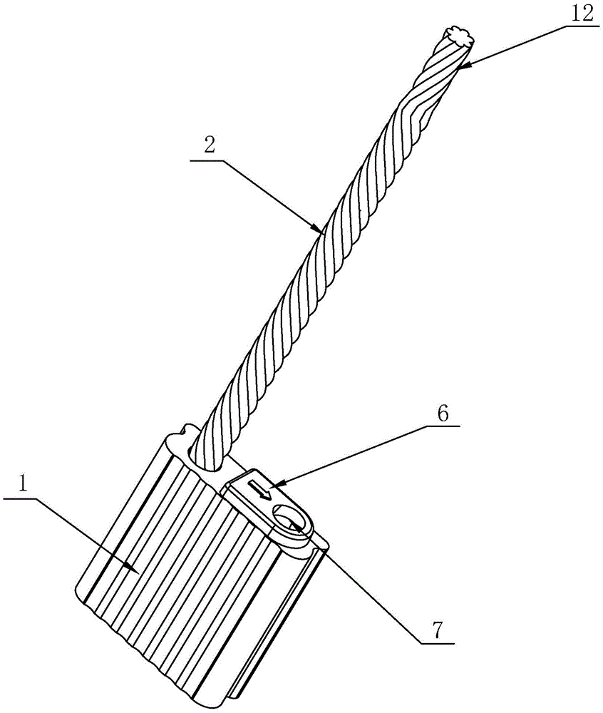 钢丝封条内部结构图图片